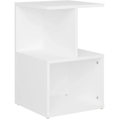 Image of vidaXL Bedside Cabinet White 35x35x55 cm Engineered Wood