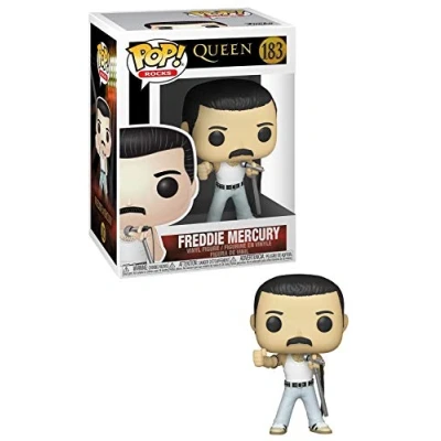 Image of Funko POP! Rocks: Queen Freddie Mercury Radio Gaga Collectable Vinyl Figure Gift Idea Official Merchandise Toys for Kids &amp; Adults Music Fans Model Collectors and Display