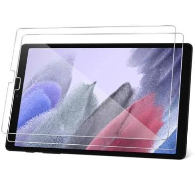 Image of LEEBOSS [2 Pack Screen Protector for Samsung Galaxy Tab A7 Lite 8.7 Inch (SM T220/T225/T227), Anti Scratch Tempered Glass Film
