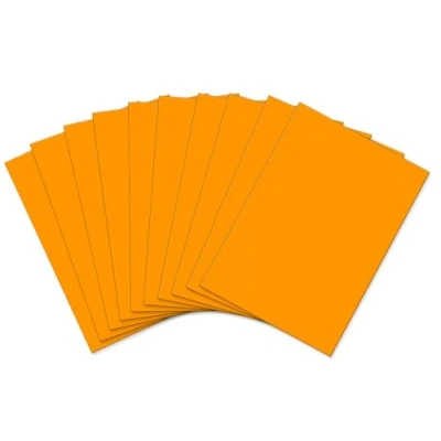 Image of Funky Foam A4 Orange Pack of 10 Sheets