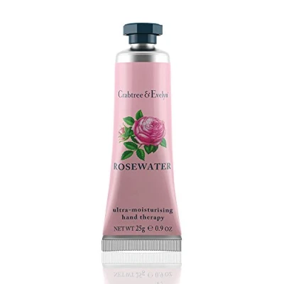 Image of Crabtree &amp; Evelyn Rosewater Pink Peppercorn Hand Therapy Cream 25g