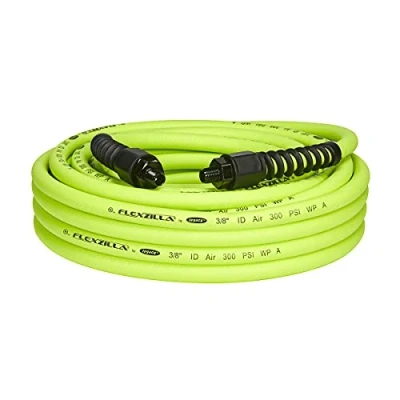 Image of Legacy Manufacturing HFZP3850YW2 Flexzilla Pro Air Hose, 1/4&quot; MNPT Fittings, 3/8&quot; (inches) x 50&#039; (feet)