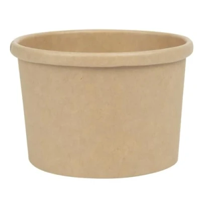 Image of Colpac Recyclable Kraft Microwavable Soup Cups 225ml / 8oz (Pack of 500)
