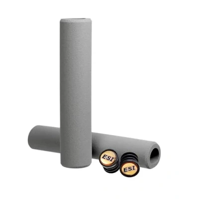 Image of ESI Grips MTB Racer&#039;s Edge, Grips, 130mm, Grey, one size