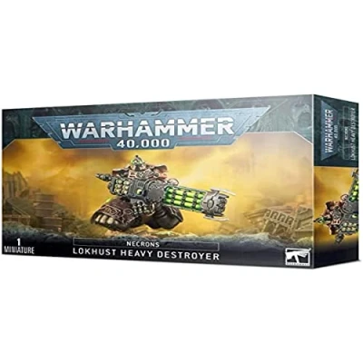 Image of Games Workshop Warhammer 40,000 Necrons Lokhusts Heavy Destroyer, All Grey