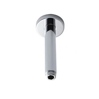 Image of Nuie ARM15 ǀ Modern Bathroom Round Fixed Ceiling Shower Arm, 150mm, Chrome