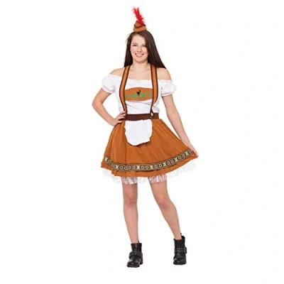 Image of Bristol Novelty AC649 German County Bar Girl Costume, Size 10 14