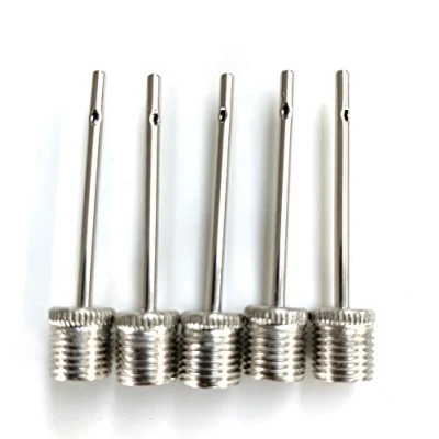 Image of Lionstrike Stainless Steel Ball Pump Needle, Football Inflator Needle with Side Holes For Inflating Various Sports Balls (5 Pack Set)