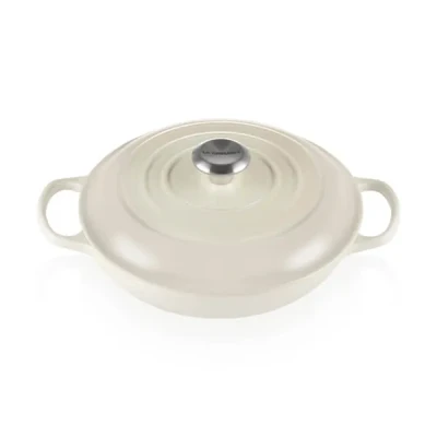Image of Le Creuset 26cm Shallow Casserole Meringue