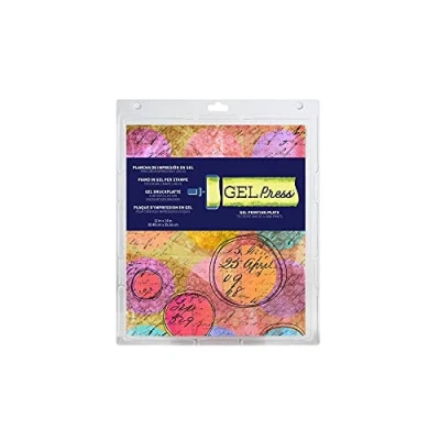 Image of Gel Press Monoprinting Print Plate 12 X 14 (30.5 35.6 cm) Printmaking Supplies Reusable Printing Plates for Art Card Making, Scrapbooking, Journaling, Arts &amp; Crafts