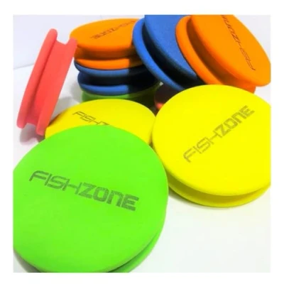 Image of FISHZONE 10 Quality High Density Rig Winders 64mm Diameter x 15mm Colour Coded to Keep your Sea and Coarse Fishing Rigs Organised Tangle Free