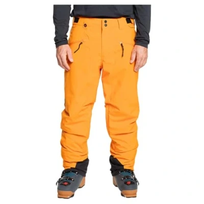 Image of Quiksilver Boundry Snowboard pants, Men&#039;s, Size: Medium, Orange