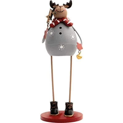 Image of St Helens Home &amp; Garden Metal Christmas Decoration Get into the Festive Spirit (Reindeer)