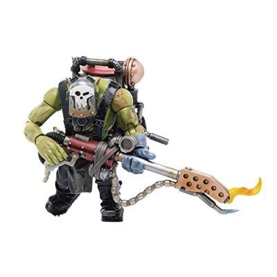 Image of Bloomage Joytoy Tech Warhammer 40,000 Ork Kommandos Burna Boy Ragrob 1/18 Action Figure (Net)