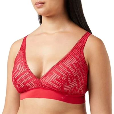 Image of S by Sloggi Women&#039;s Seven P Padded Bra, Mars Red, L