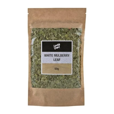 Image of Lowhill Valley White Mulberry Leaf Cut And Dried Morus Alba Leaves Loose Herbal Tea For Blood Sugar &amp; Metabolic Balance 100% Pure Natural 50g