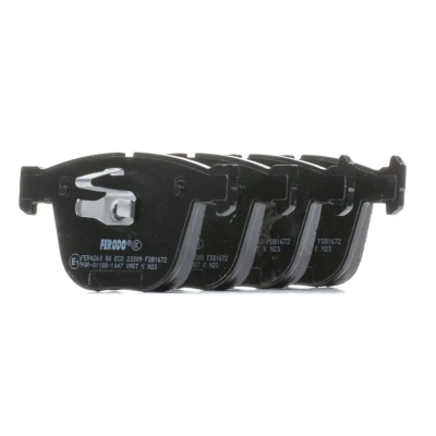 Image of 34110301476, 34116763305, 34210403290, 34212283366, 34212284296 Brake pad set FERODO PREMIER ECO FRICTION FDB1672 BMW: 7, 3 Saloon, Coupe