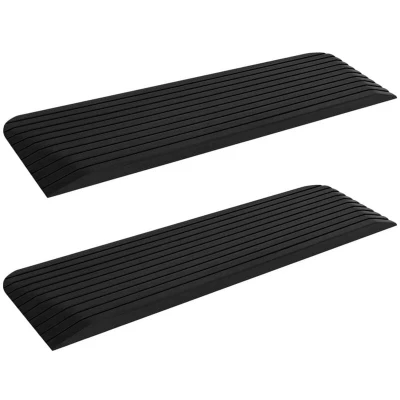 Image of vidaXL Threshold Ramps 2 pcs 110x32x3.8 cm Rubber