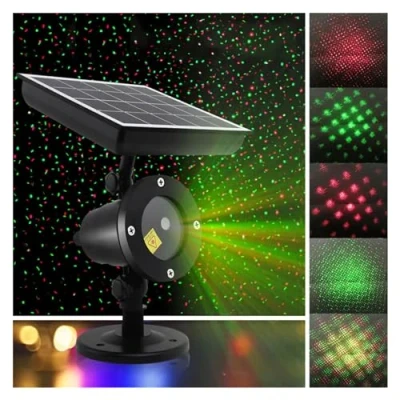 Image of Projector Light,Halloween Holographic Outdoor Solar Sky Star Stage Spotlight Showers Christmas Landscape Garden Lawn Light Lamp for Halloween Xmas Holiday Indoo