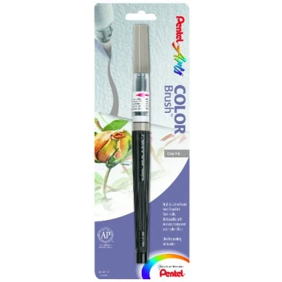 Image of Pentel Arts Color Brush, Gray, 1 Pack (GFLBP137)