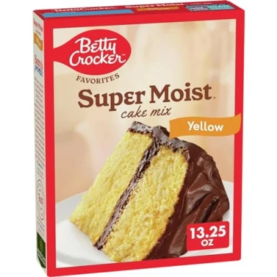 Image of Betty Crocker Super Moist Yellow Cake Mix 376g (13.25oz)