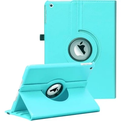 Image of World Biz Rotating Case For10.2&quot; (9th/8th/7th Generation, 2021/2020/2019), 360 Degree Rotation Stand Flip Cover, Auto Wake/Sleep for Apple iPad 10.2 (Sky Blue)