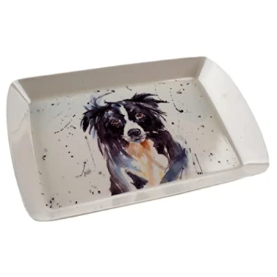 Image of The Leonardo Collection LP48730 Small Tray Collie design 1 Pc