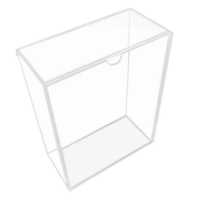 Image of perfk Acrylic Shadow Box Memory Large Wall Mount or Tabletop Clear Picture Frame Dried Flowers Display for Photo Kids Room