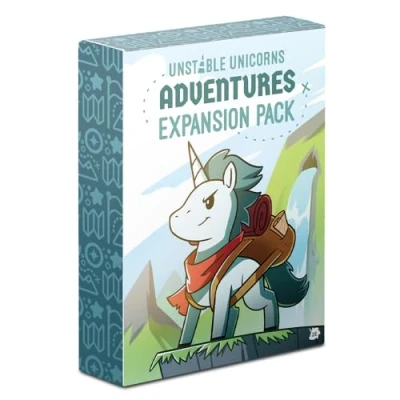 Image of TeeTurtle Unstable Unicorns Adventures Expansion Pack Card Game Ages 14+ 2 8 Players 30 45 Minutes Playing Time