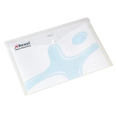 Image of Rexel Carry Folder Polypropylene A3 Translucent White Ref 16131 [Pack of 5]