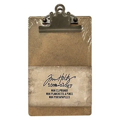 Image of Advantus TH93278 Idea Ology Mini Clipboard 4.5 x 7.75 inch Brown, Other, Multicoloured, 15.39x21.99x1.9 cm
