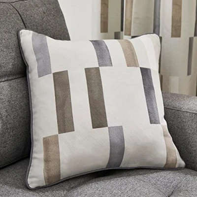 Image of Fusion Oakland 100% Cotton Cushion Cover 43 x 43cm in Natural