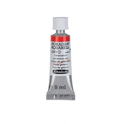 Image of Schmincke HORADAM® AQUARELL finest artists&#039; watercolours, geranium red 5 ml