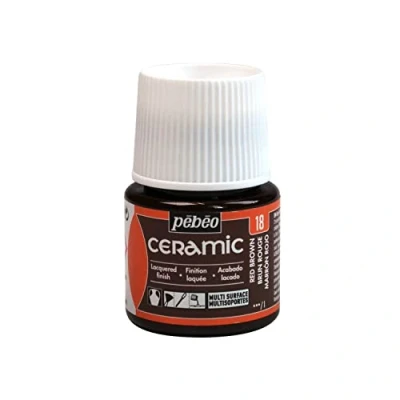 Image of PEBEO Paint, Liquid, Red Brown, 45 ml (Pack of 1)