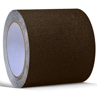 Image of ONTWIE Anti Slip Tape Brown High Traction Safety Track Tape, Non for Indoor and Outdoor Steps, Ramps, Walkways, Decks