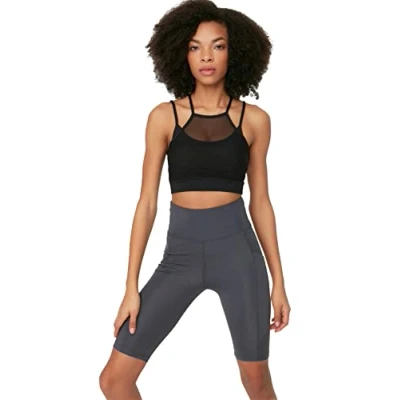 Image of Trendyol Women Sportswear High Waist Skinny fit Biker jackets Sport Leggings