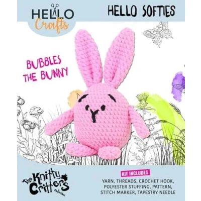 Image of KNITTY CRITTERS Hello Softie Bubbles The Bunny