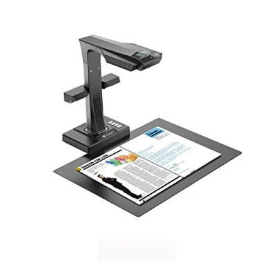 Image of Document Scanner, CZUR ET16 Plus Book Scanner Professional Camera with 16MP Auto Flatten Technology 180+ Languages OCR Function Compatible Windows7 / 8/10/11, XP Mac