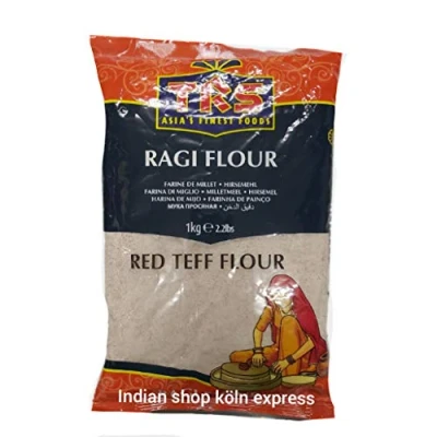 Image of TRS Ragi Flour Raagi Finger Millet Red 1 Kg
