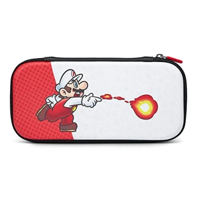 Image of PowerA Slim Case for Nintendo Switch OLED Model, or Lite Fireball Mario