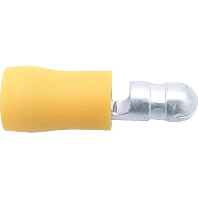 Image of Kennedy 5.00mm Yellow Male Bullet, Pack of 100