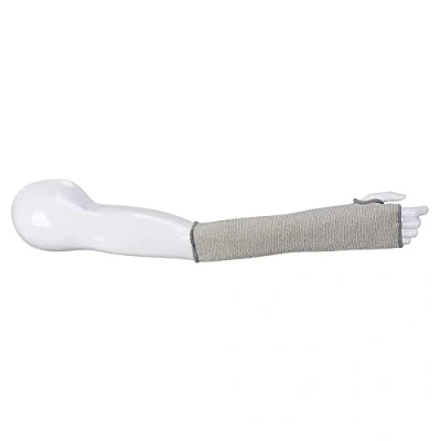 Image of Portwest 14 inch (35cm) Cut Resistant Sleeve, Size: One Size, Colour: Grey, A689GRR
