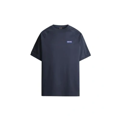 Image of Red Bull Racing X Pepe Jeans Men&#039;s RBR Luxe EMB Tape TEE T Shirt, Blue (Dulwich Blue), XL