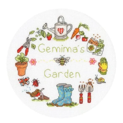 Image of Bothy Threads Cross Stitch Kit n My Garden (Hoop not Included)