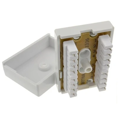 Image of kenable 4 Pair BT Telephone IDC Terminal Block Coupler Junction Box Unit 7/8A