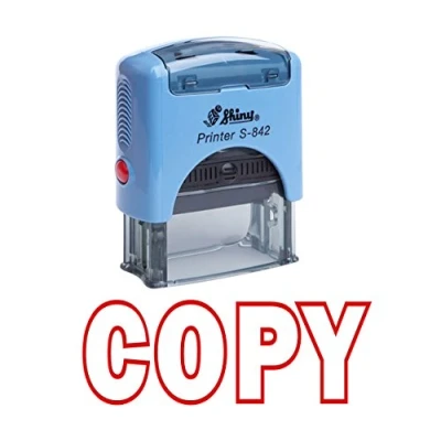 Image of Printtoo Copy Self Inking Rubber Stamp Office Stationary Custom Shiny
