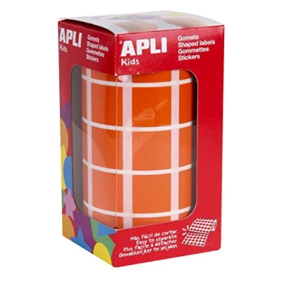 Image of APLI Kids Square 20 mm Cuadrado Orange