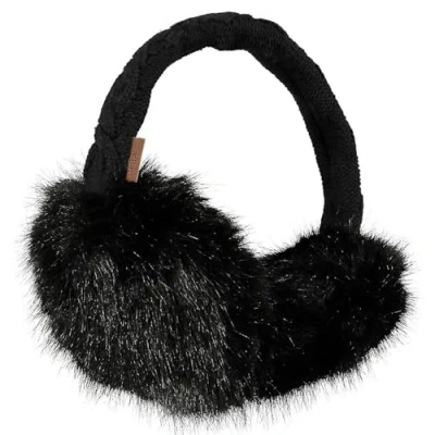 Image of Barts Fur Earmuffs Black Earwarmers