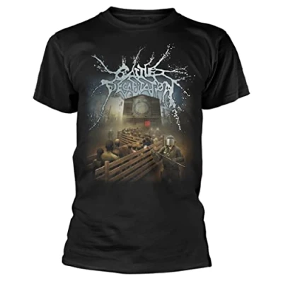 Image of Plastic Head Cattle Decapitation &#039;The Harvest Floor&#039; (Black) T Shirt (Large)