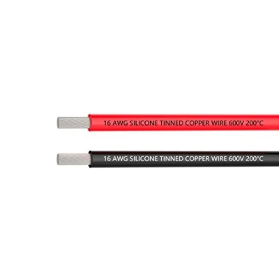Image of TUOFENG 16 AWG Wire Flexible Silicone 6 Meter [3 m Black and 3 Red] Copper 1.3mm² Stranded for DIY RC Toys Models Auto Electronic Equip